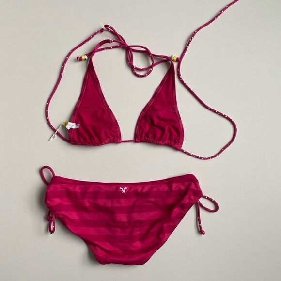 American Eagle Outfitters Two Piece Stripe and Polka Dots Swimsuit - Picture 4 of 9